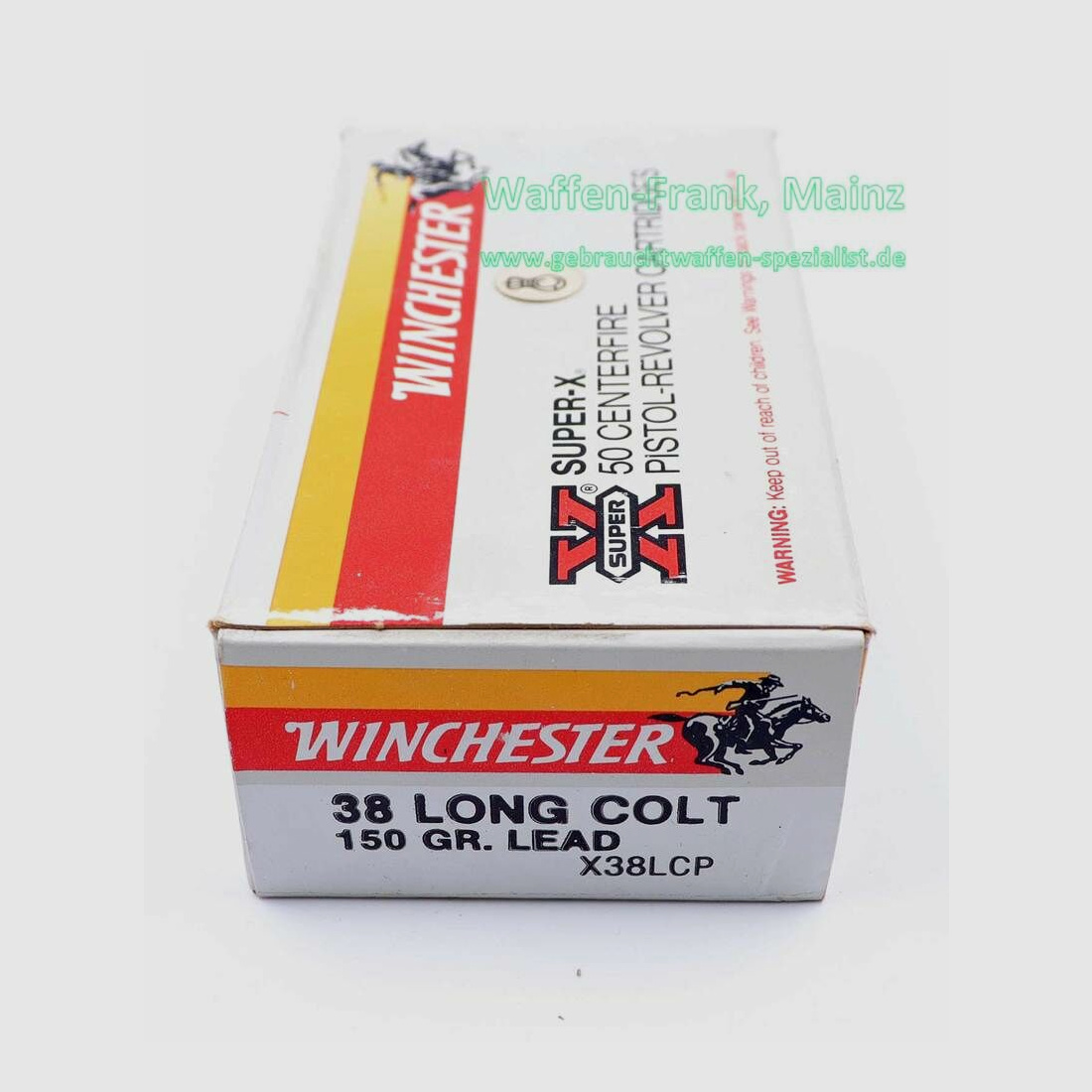 Winchester - USA revolver cartridges .38 Long Colt 150grs.