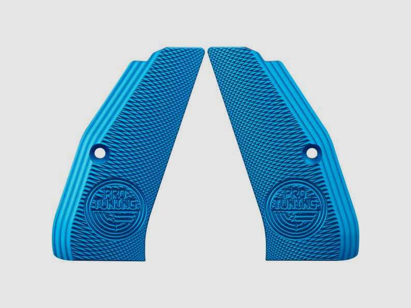 Griffschalen Alu blue SP01 lang ohne Jetfunnel