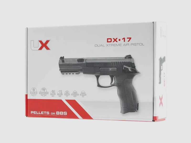 Die Umarex DX17 Neu  + 3 x 1500 BB 