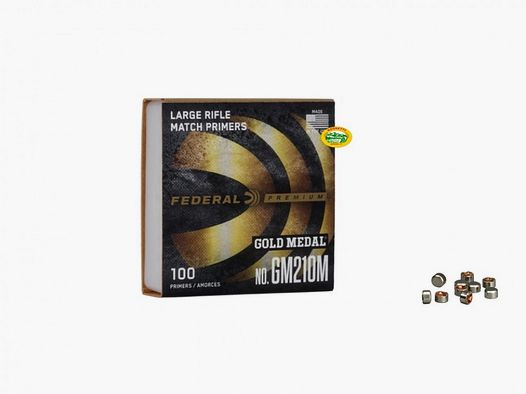 FEDERAL INNESCHI GM210M LARGE RIFLE MATCH conf. 100 pezzi