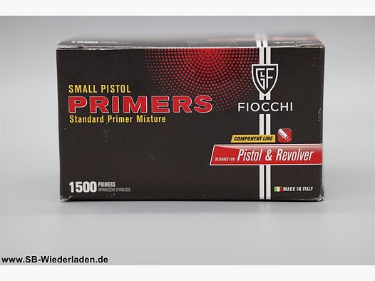 Fiocchi Small Pistol Zündhütchen 1.500Stück