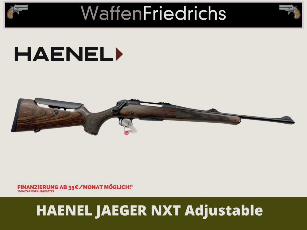 HAENEL Jaeger NXT adjustable stock - Waffen Friedrichs