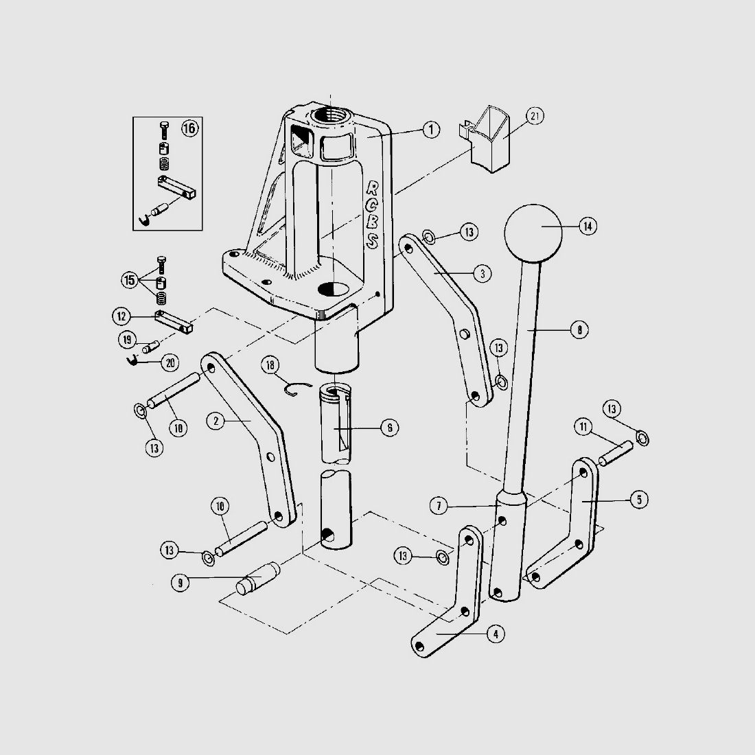 PARTNER PRESS ZÜNDHÜTCHEN ARM 87412