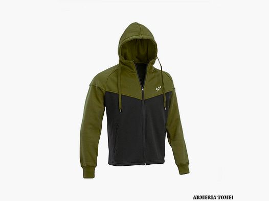 DEFCON 5 – Hoodie with front zipper + embroidered front logo