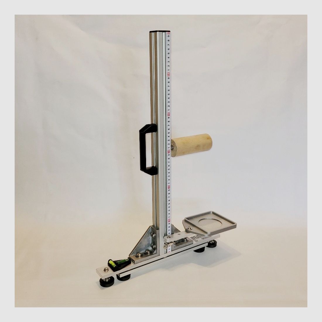 KGF Auflagestativ - Auflageständer Alu X-600-Ultimate klappbar mit Buchenholz-Auflage, Waage, Griff, Maßband + Munitionshalter