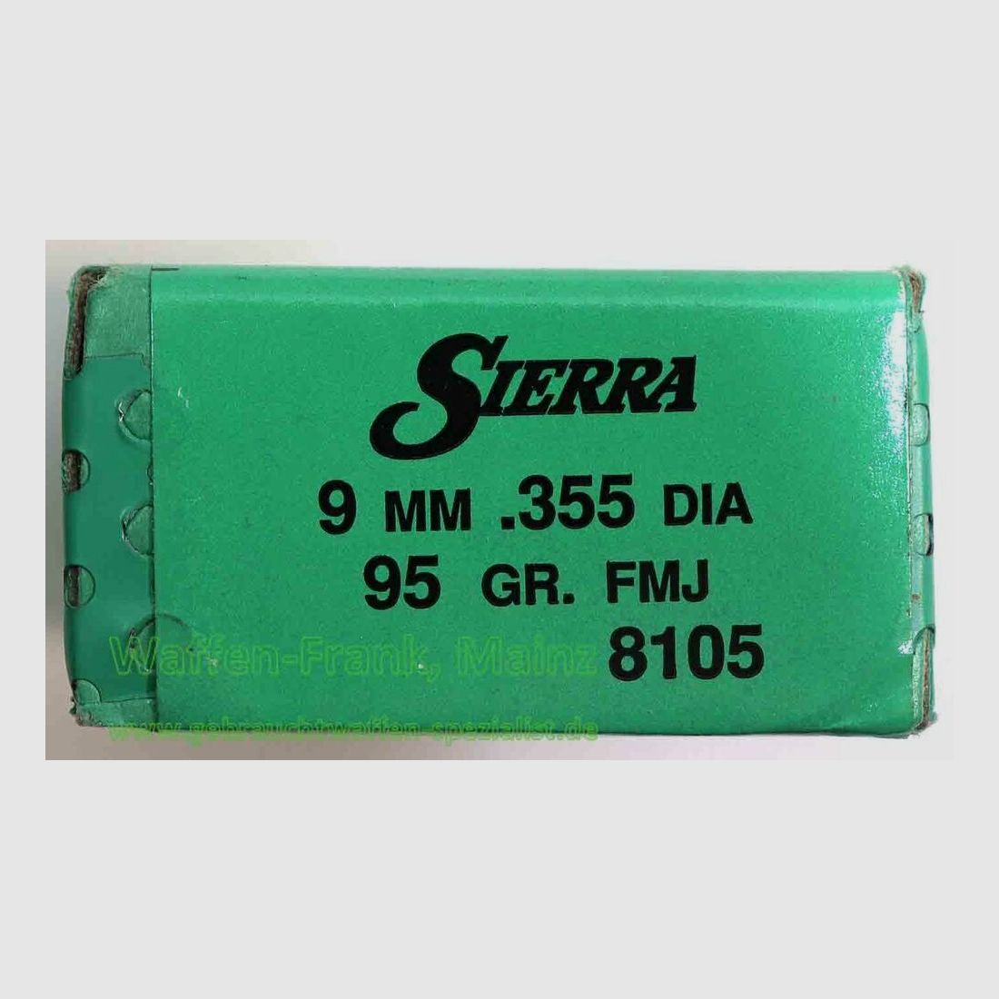 Sierra Bullets, Santa Fe FFW bullets 9mm/.355