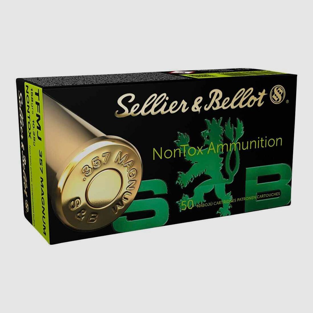 Sellier & Bellot .357 Mag. S&B TFMJ NonTox 158 gr - 50 pz