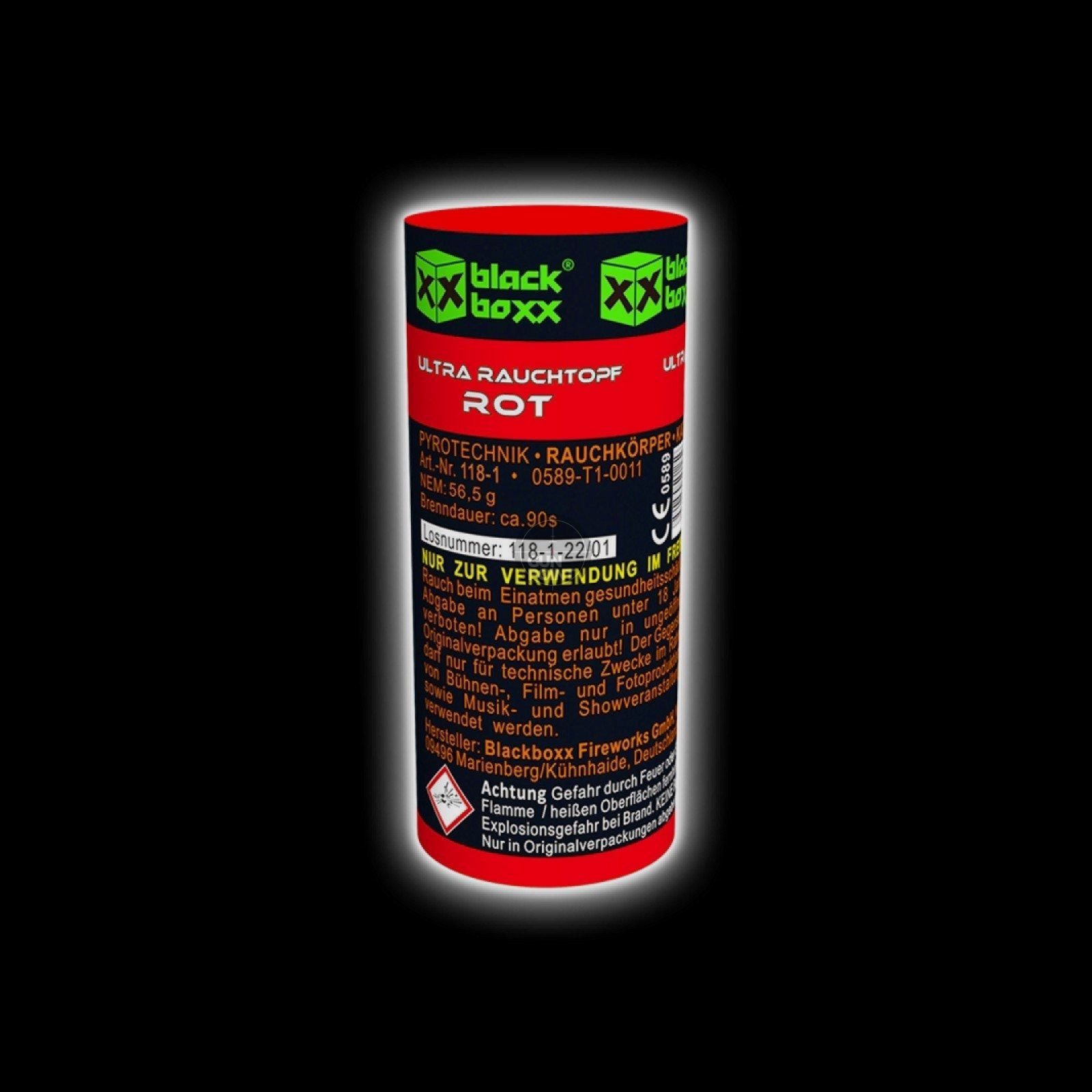 Blackboxx Ultra Fumoir 90 sec. - Rouge