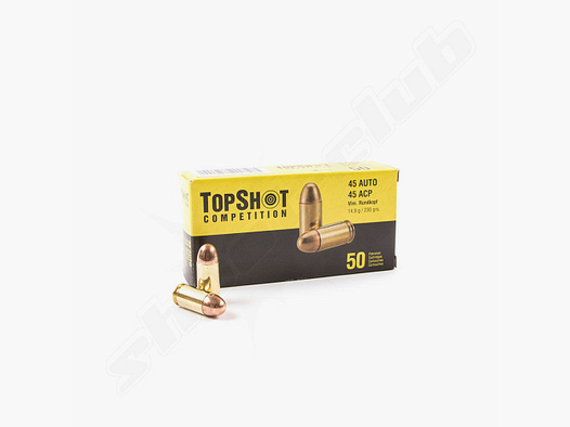 TopShot Competition FMJ 230grs 50szt .45ACP