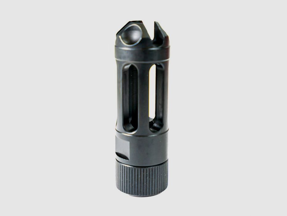 FAXON FIREARMS MUZZLOK® LUGER FAXON FIREARMS MUZZLOK 9MM PORTED FLASH HIDER NITRIDE CZARNY, zdjęcie 5 z 5