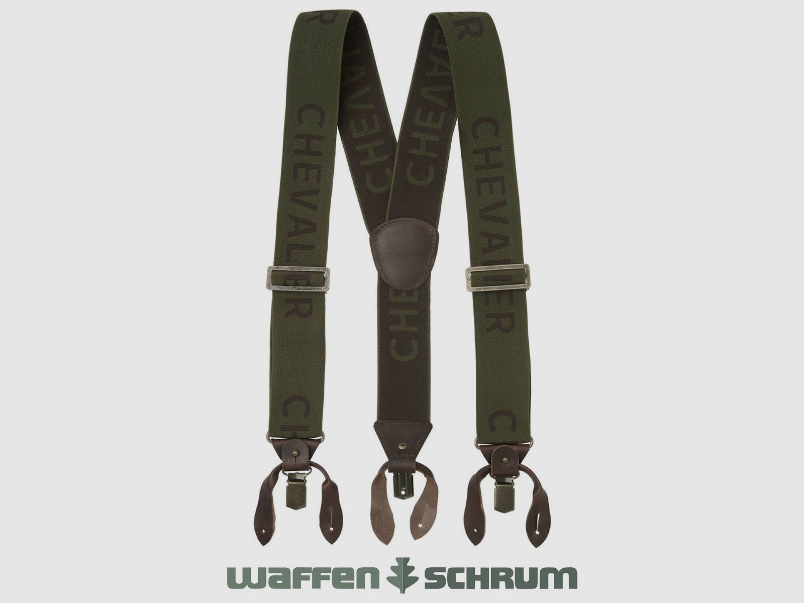 Chevalier Hosenträger Chevalier Logo Dark Green