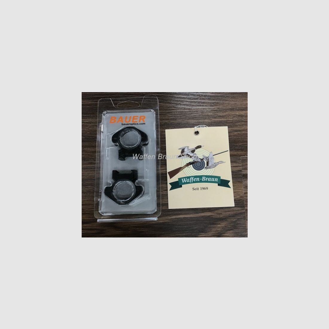 Bauer HJB Stahlmontage Slim-Line 30mm, Bauhöhe Standard, für Picatinny-/ Weaverschiene