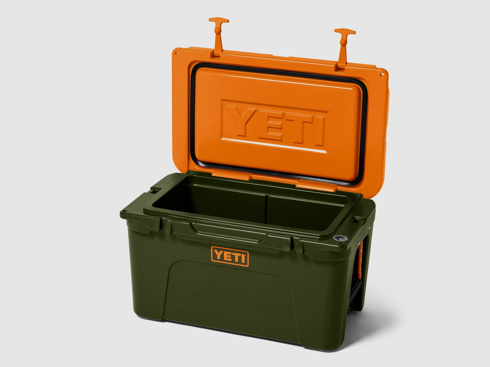 YETI® Kühlbox Tundra 45 - Olive/King Crab Orange, Bild 3 von 5
