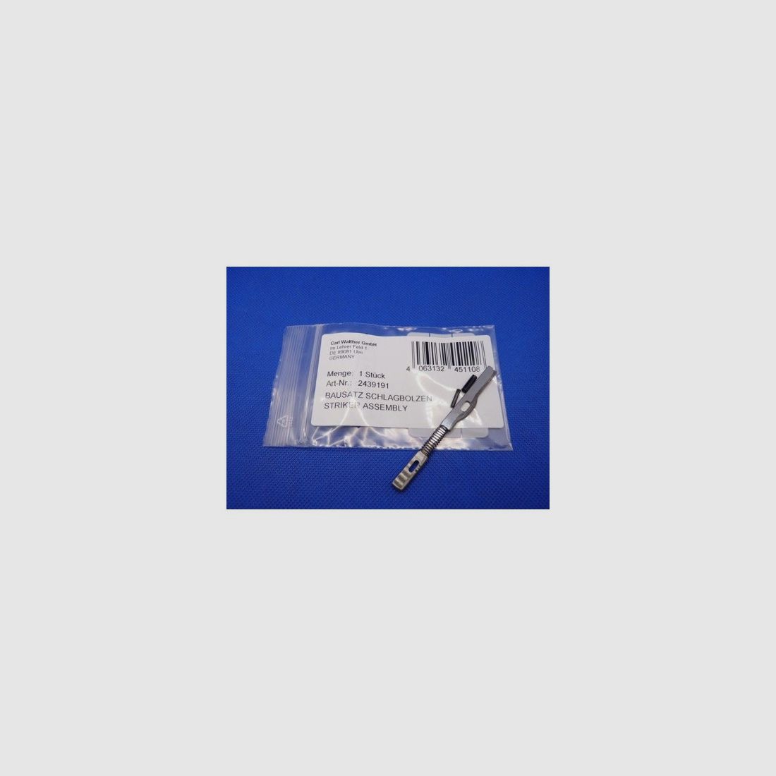 Percuteur pour pistolet Walther GSP Expert calibre 22lr.