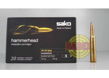 Amunicja SAKO kal. .30-06 Hammerhead 14,3 g, zdjęcie 1 z 3