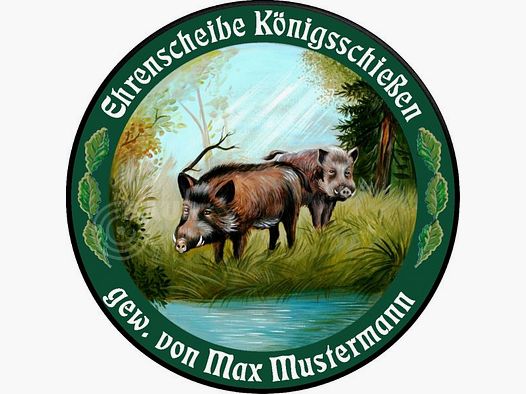 Schützenscheibe ECO-LINE Motiv 094