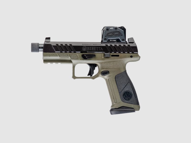 Beretta – Pistole / APX A1 / Tactical OD / Green / MT1/2×28 / RDO ready / 9mm, Bild 2 von 5