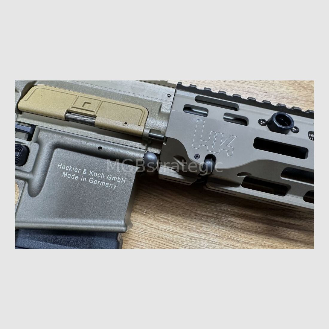 Original H&K M-LOK Handschutz klemmbar - Heckler & Koch MR223 A3 16,5" Lauf halbautom. Büchse .223Rem - zivile Version HK416 / G95K / G38 / mit Upgrades