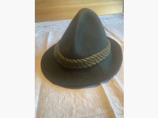 Loden hunting hat by Zapf, as good as new!