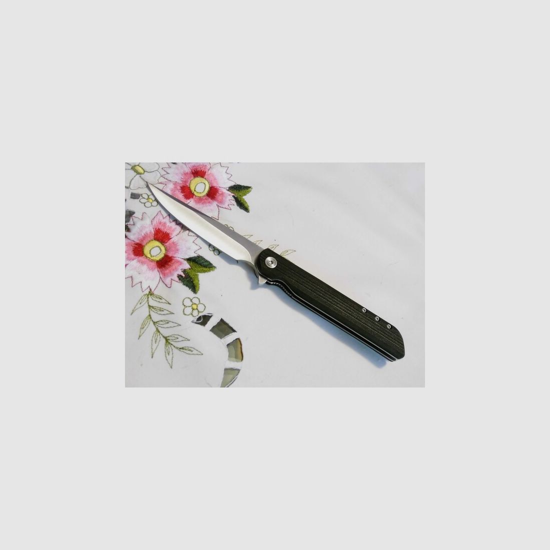 LUXHEIM-Slider-Taschenmesser 5Cr13-Edelstahl Liner Lock-Einhandmesser Scharf NEU