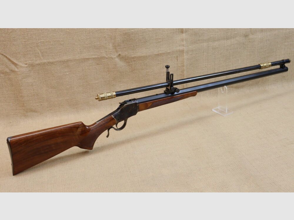 Pedersoli High-Wall Winchester 1885 inkl. Malcolm Scope .38-55Win