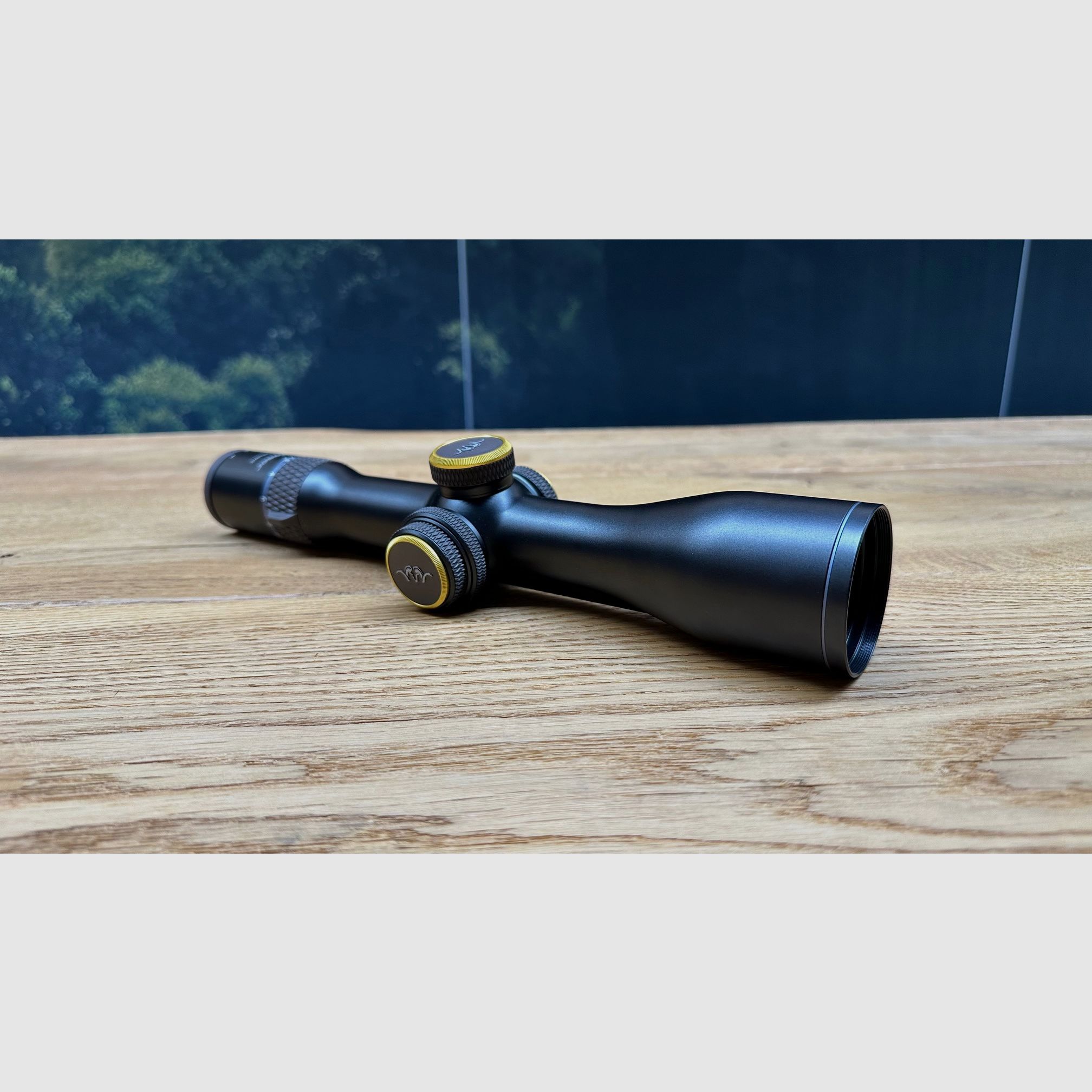 Zielfernrohr Blaser B1 2.8-20x50 iC Custom / Abdeckkappen Gold / mit Schiene