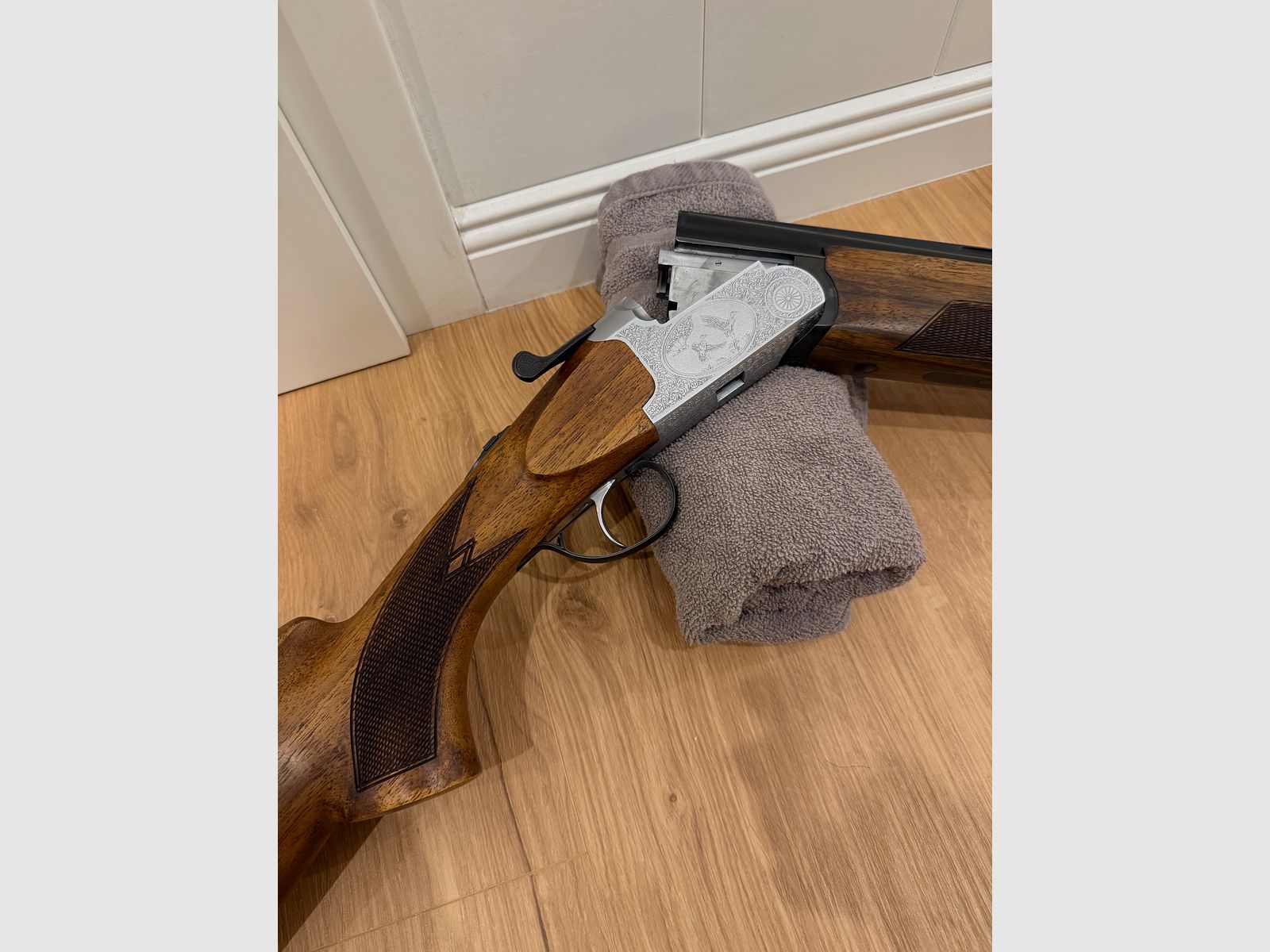 Double-barreled shotgun 12/76 "Forest Favorite" – adapted stock (up to 1.75 m)