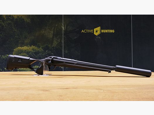 Blaser R8 met FBT carbon kolf / .308 Win. / 47cm looplengte / M15x1 / FBT INCA 44Ti demper / TOP