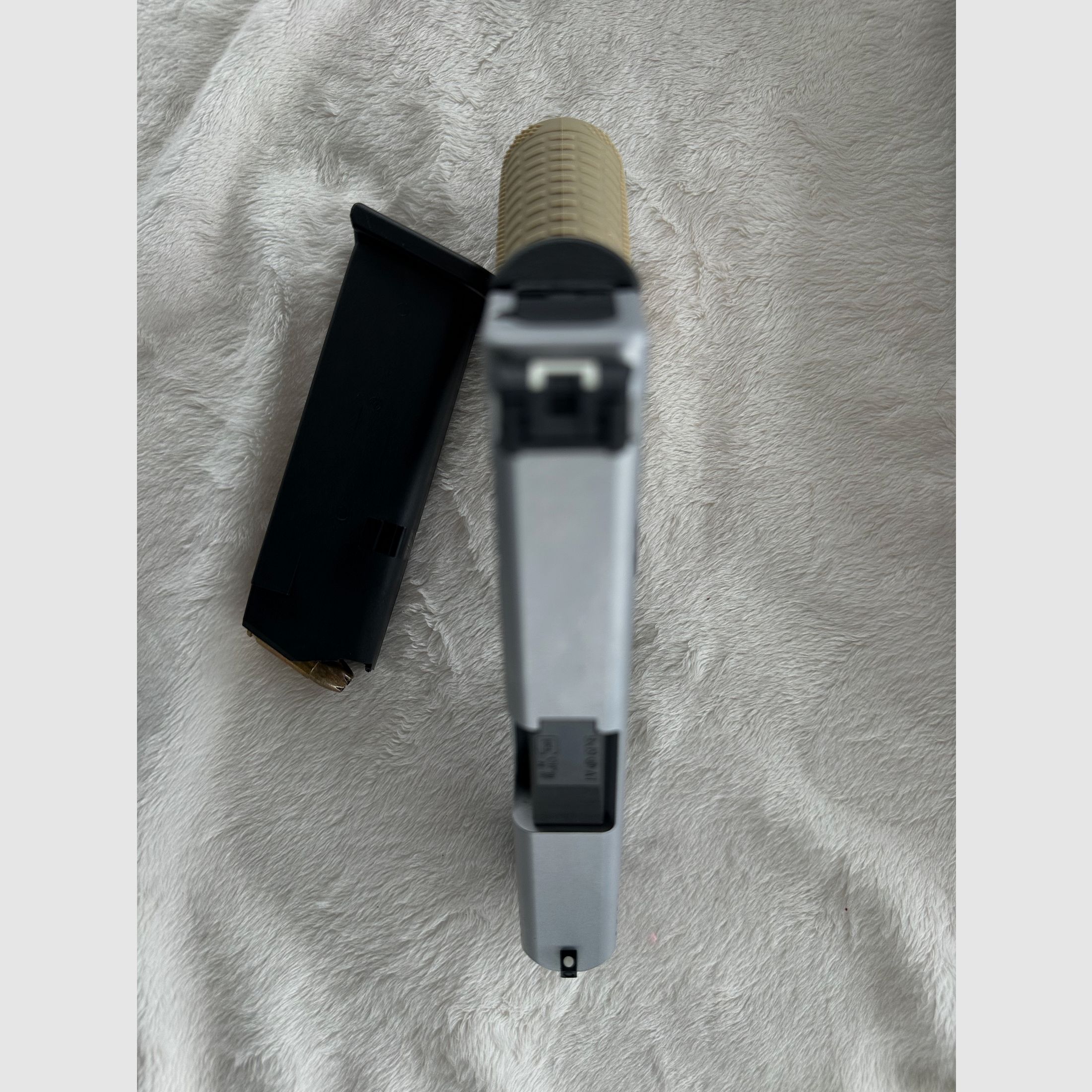 Glock 43X Silver Slide - Silber in 9mm - NEUWERTIG