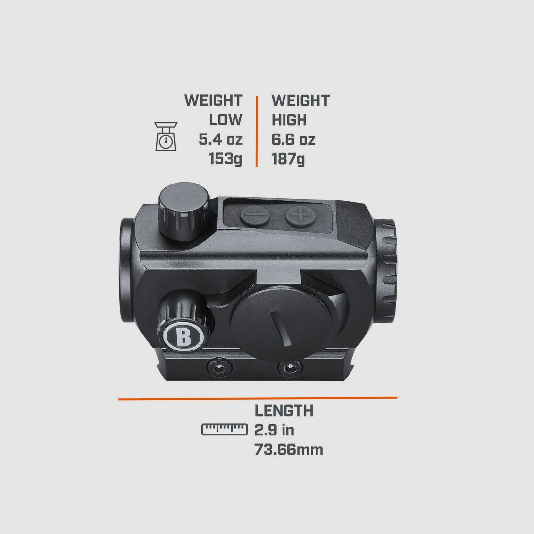 Bushnell Rotpunktvisier TRS-125 1x22 inkl. Weaver/Picatinnymontage Low/High-Rise