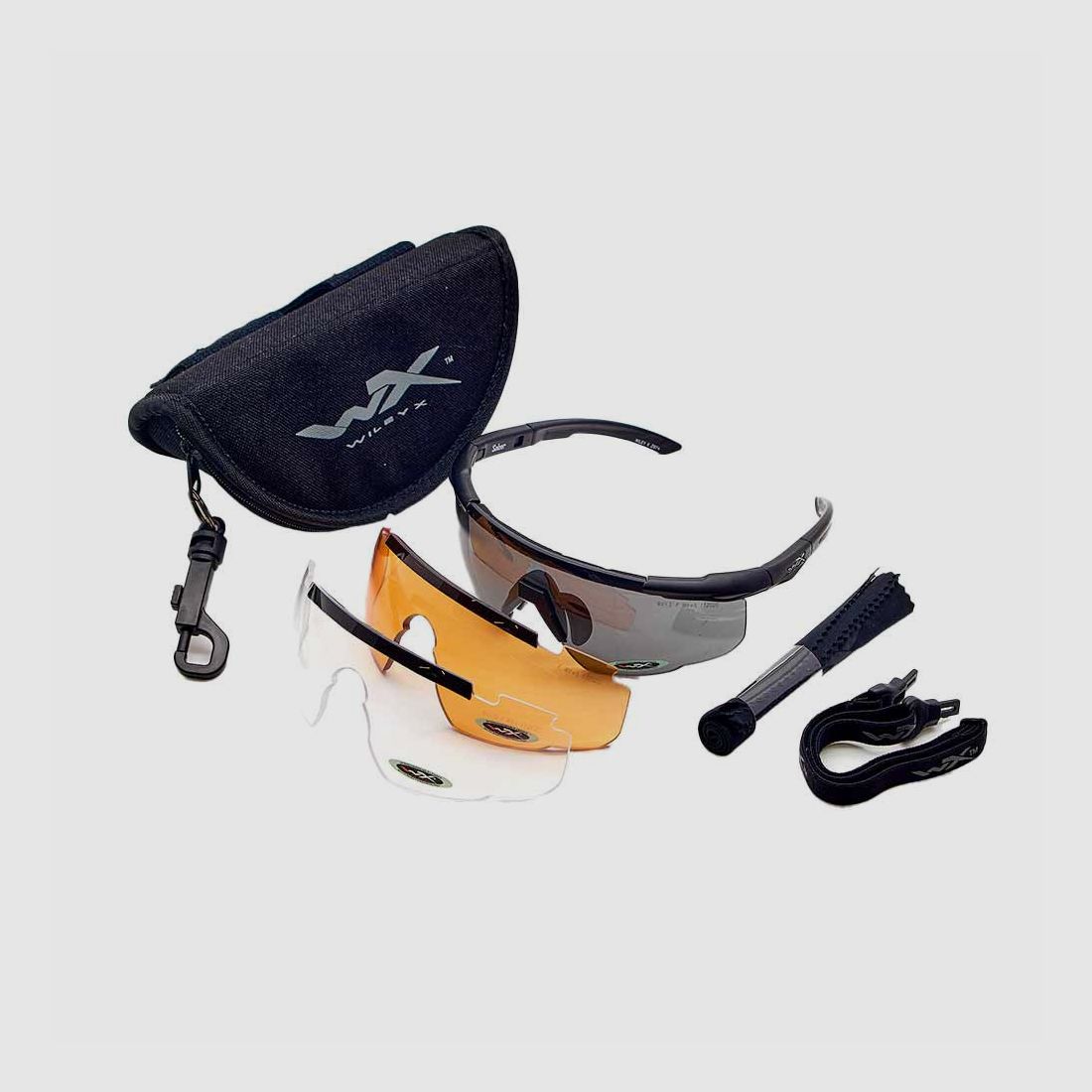 Wiley X 308 SABLE ADV. Gafas con montura negra mate ahumado/transparente/óxido, imagen 3 de 3