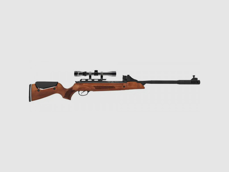LUFTGEWEHR MERCURY SPEEDFIRE + ZF 3-9x32 SET - 4,5MM - MAGAZIN - HOLZSCHAFT