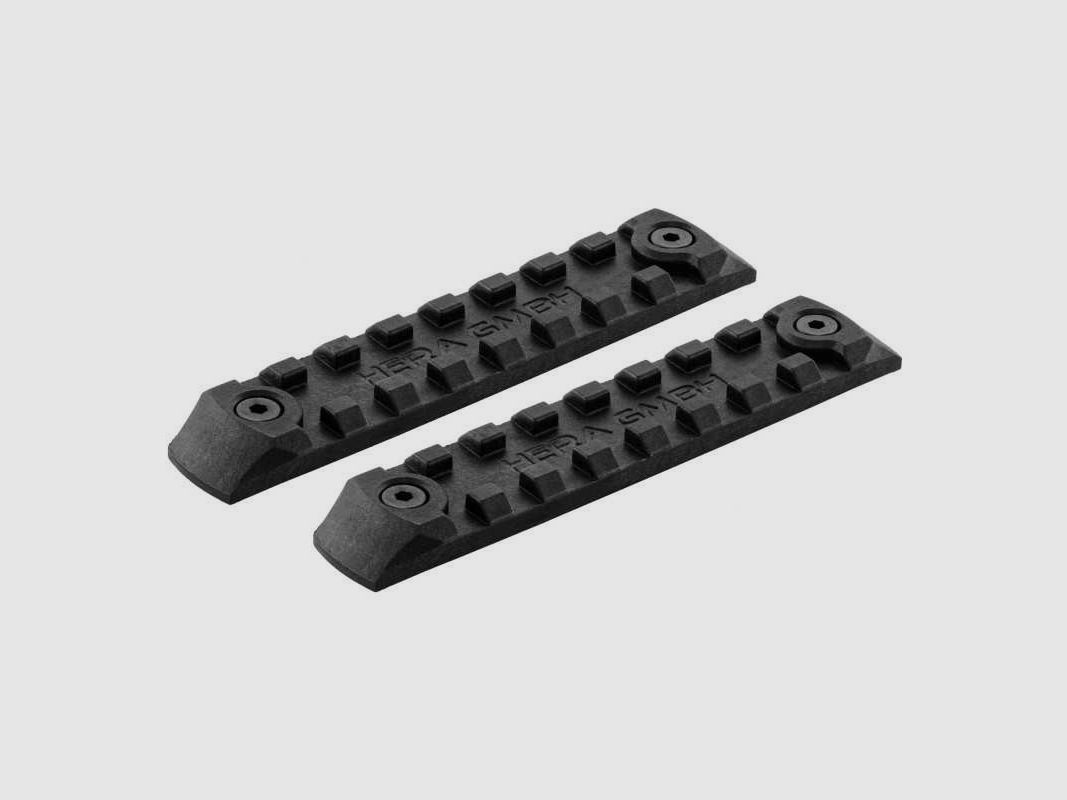 Set de 2 rieles Picatinny de polímero compatibles con KEYMOD - NEGRO - SET 2 RIELES POLIMÉRICOS PICATINNY COMPATIBLES CON KEYMOD - NEGRO, imagen 2 de 2