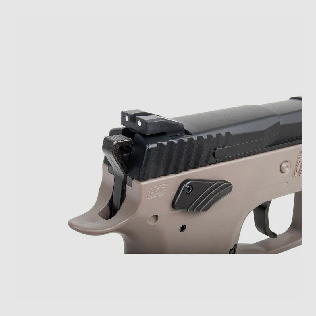 CZ 75 P-09 Duty Bicolor 4,5mm Arma ad aria Co2 BlowBack, immagine 7 di 8