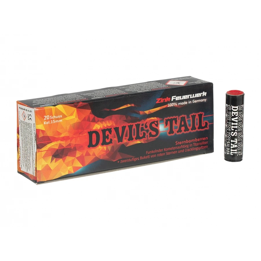 Race Zink Feuerwerk Devils Tail 20 Stück für Schreckschusspistolen