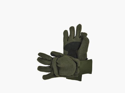 Handschuhe Fleece/o.Zeigefinge Gr. XL Finger/Faust oliv