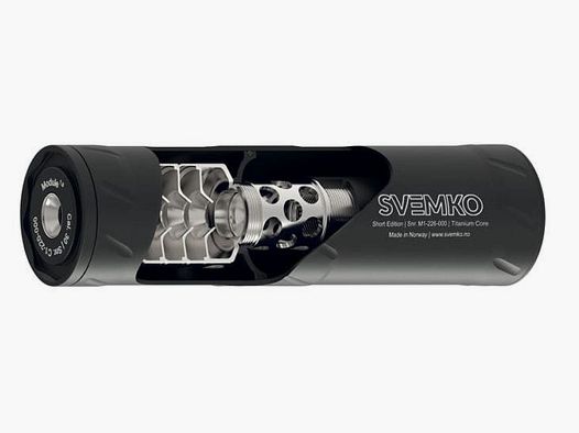Svemko Tłumik dźwięku Short Quick Mount w tym adapter