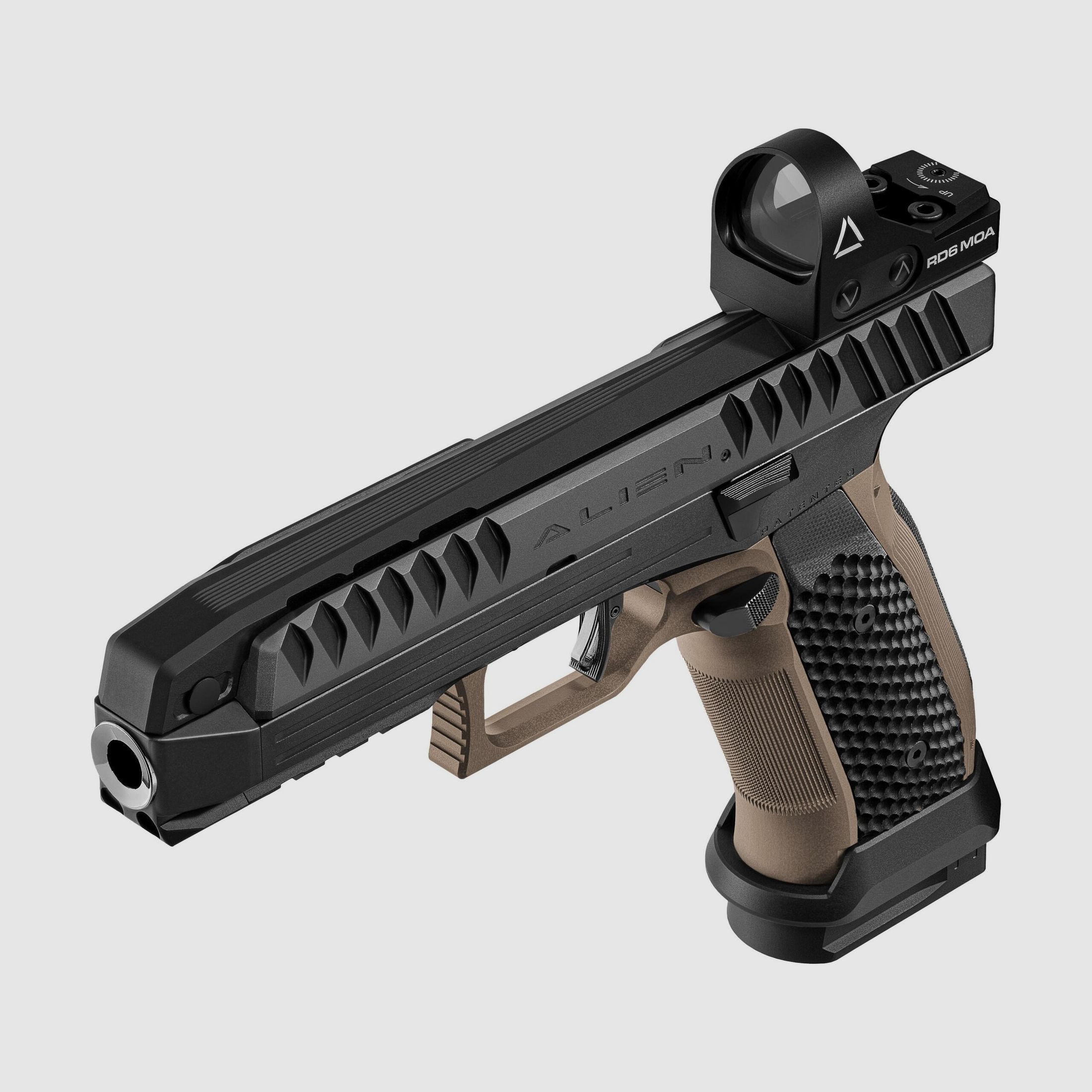 Laugo Arms – Pistole / Alien Optic Kit / 9mm / Black/Green, Bild 3 von 4