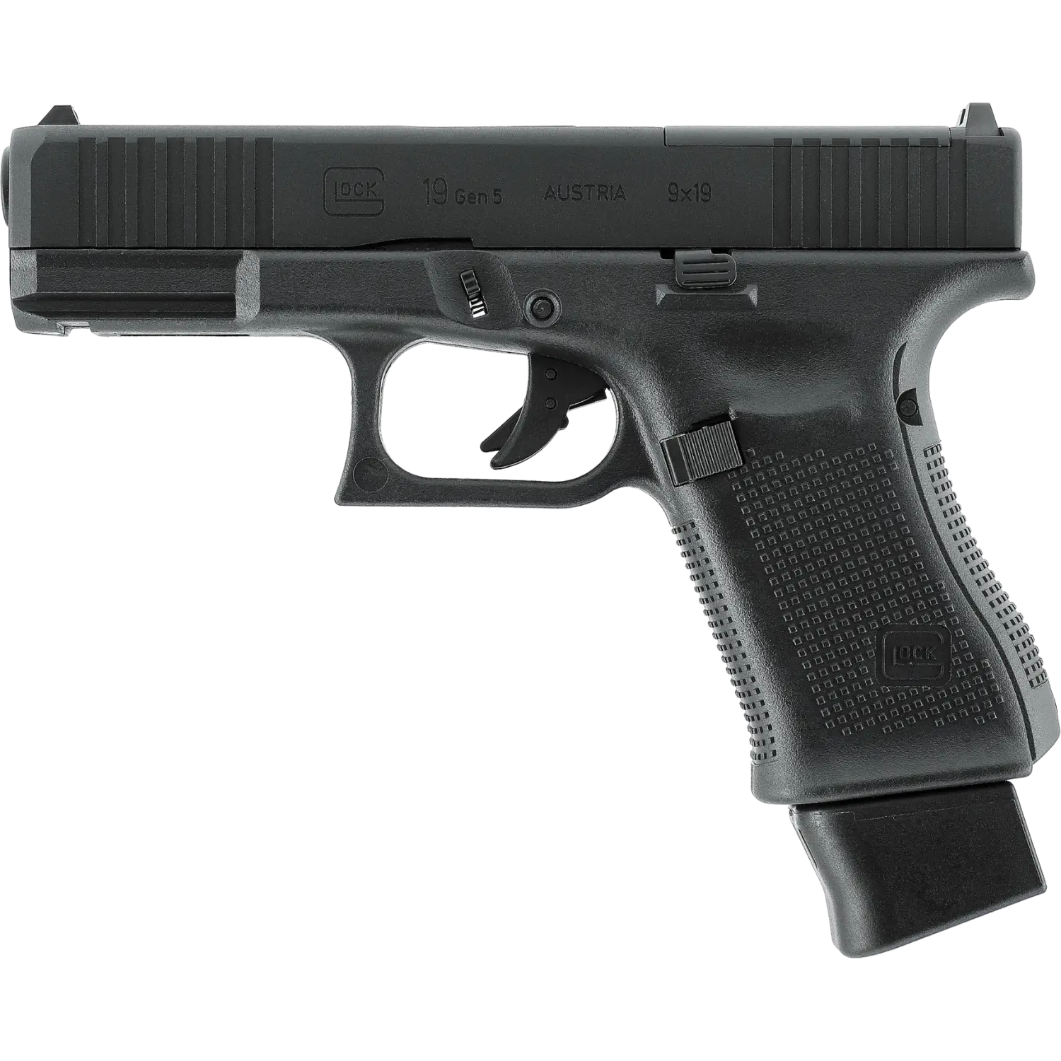 Glock 19 Gen5 MOS BLK pistolet CO2 calibre 4,5 mm BB, image 2 sur 2
