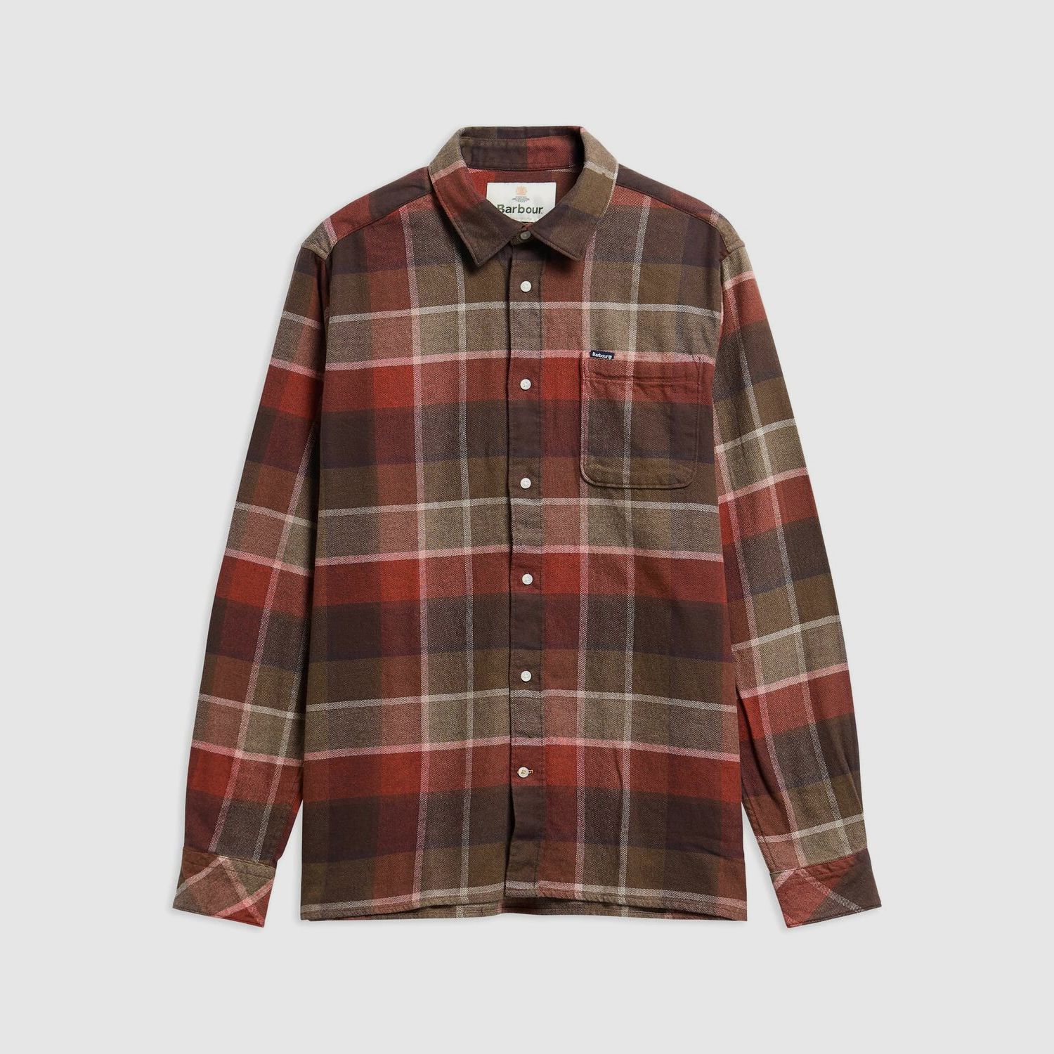 Barbour Copswell Relaxed Checked Shirt Beech S