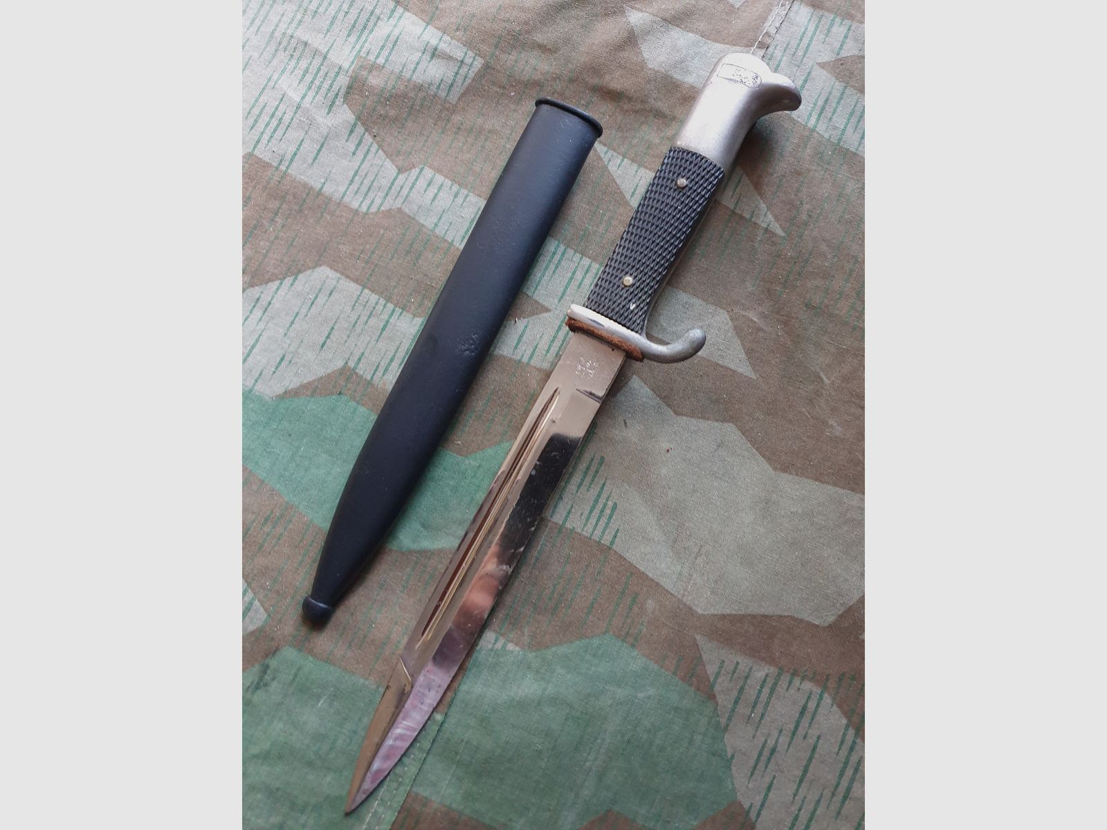Bayoneta de salida 2 WK / WWII K98 Extra bayoneta Alexander ALCOSO Solingen, imagen 2 de 6