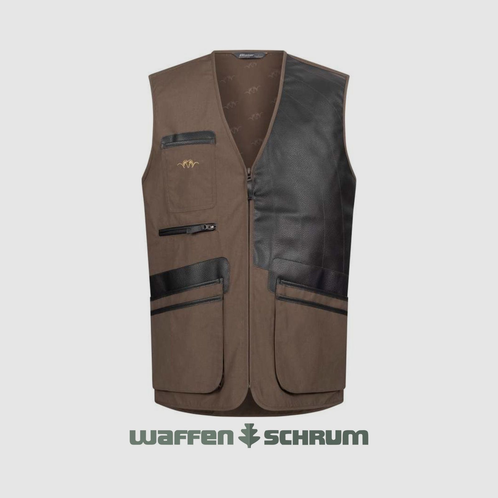 Blaser schietvest heel jaar links bruin