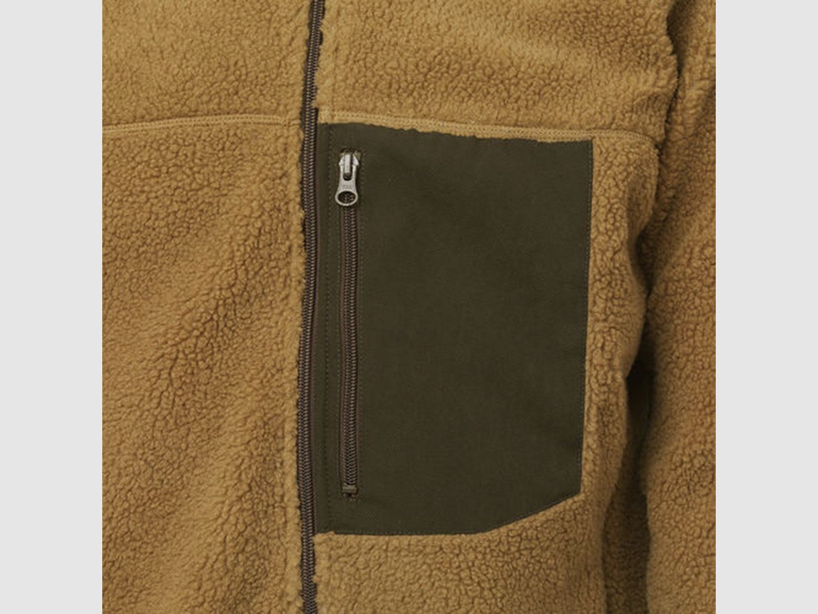 Laksen Teddy fleecejakke Camel, billede 3 af 3