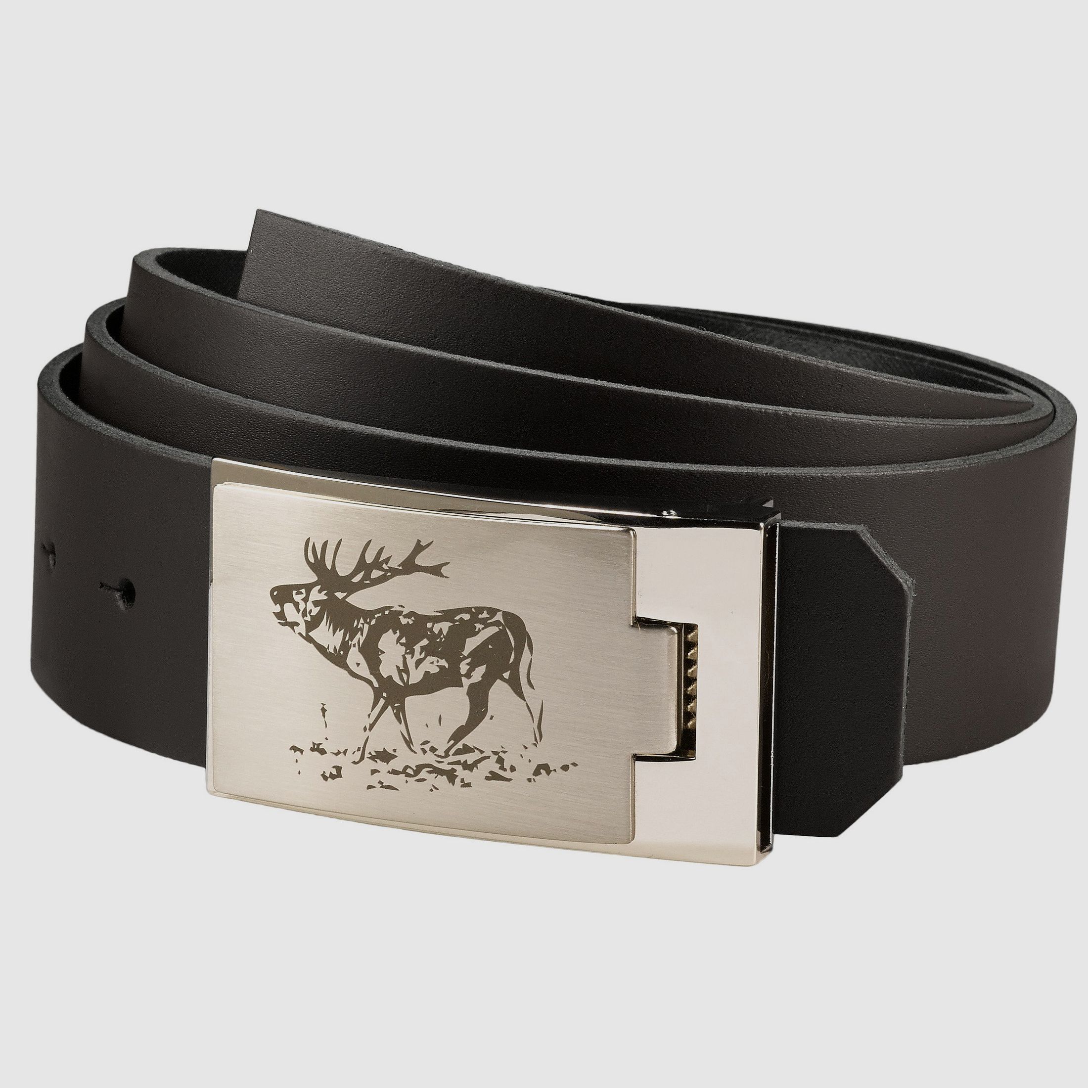 Hunting belt with deer motif