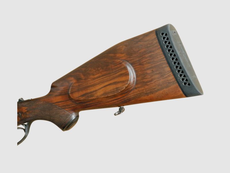 Perforación, Krieghoff Trumpf, Cal. 7x65R, 16/70 con cañón intercambiable .22 Hornet