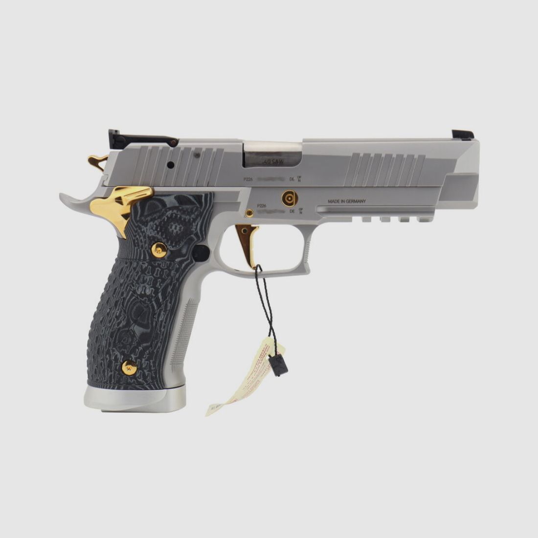 Sig Sauer	 P226 X-Five Supermatch Stainless & Gold eine der letzten aus deutscher Fertigung