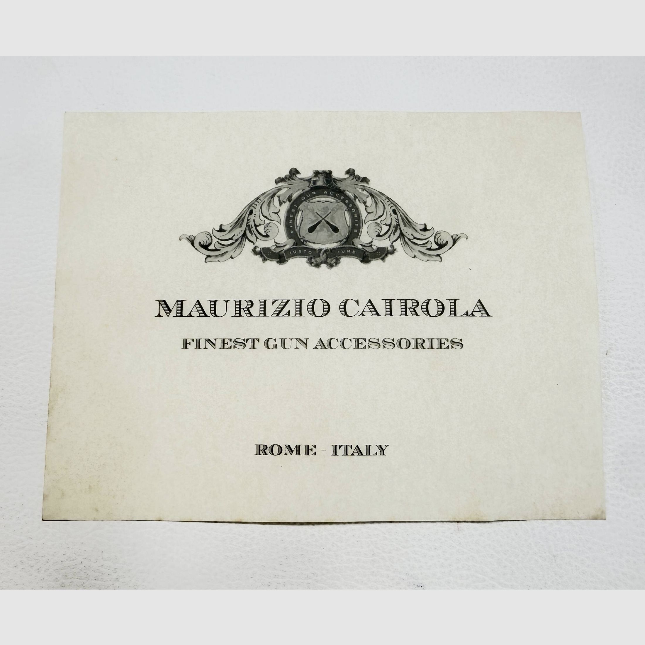 SCHOONMAAKSET MAURIZIO CAIROLA FINESTE WAPENACCESSOIRES, afbeelding 2 van 2