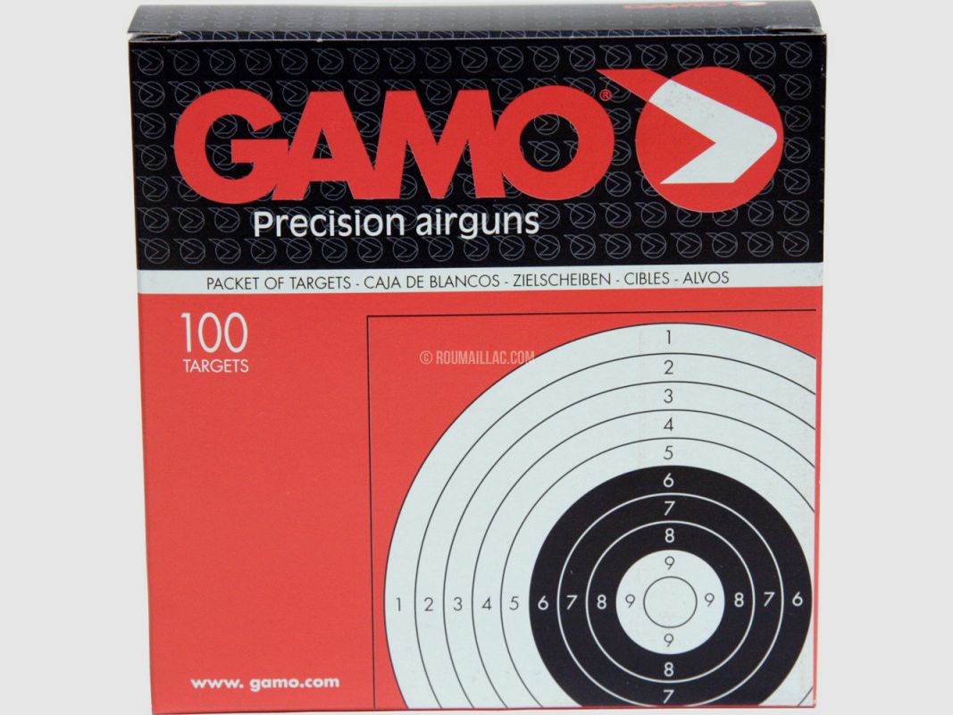 PAPIERZIELSCHEIBEN GAMO IM 100ER PACK