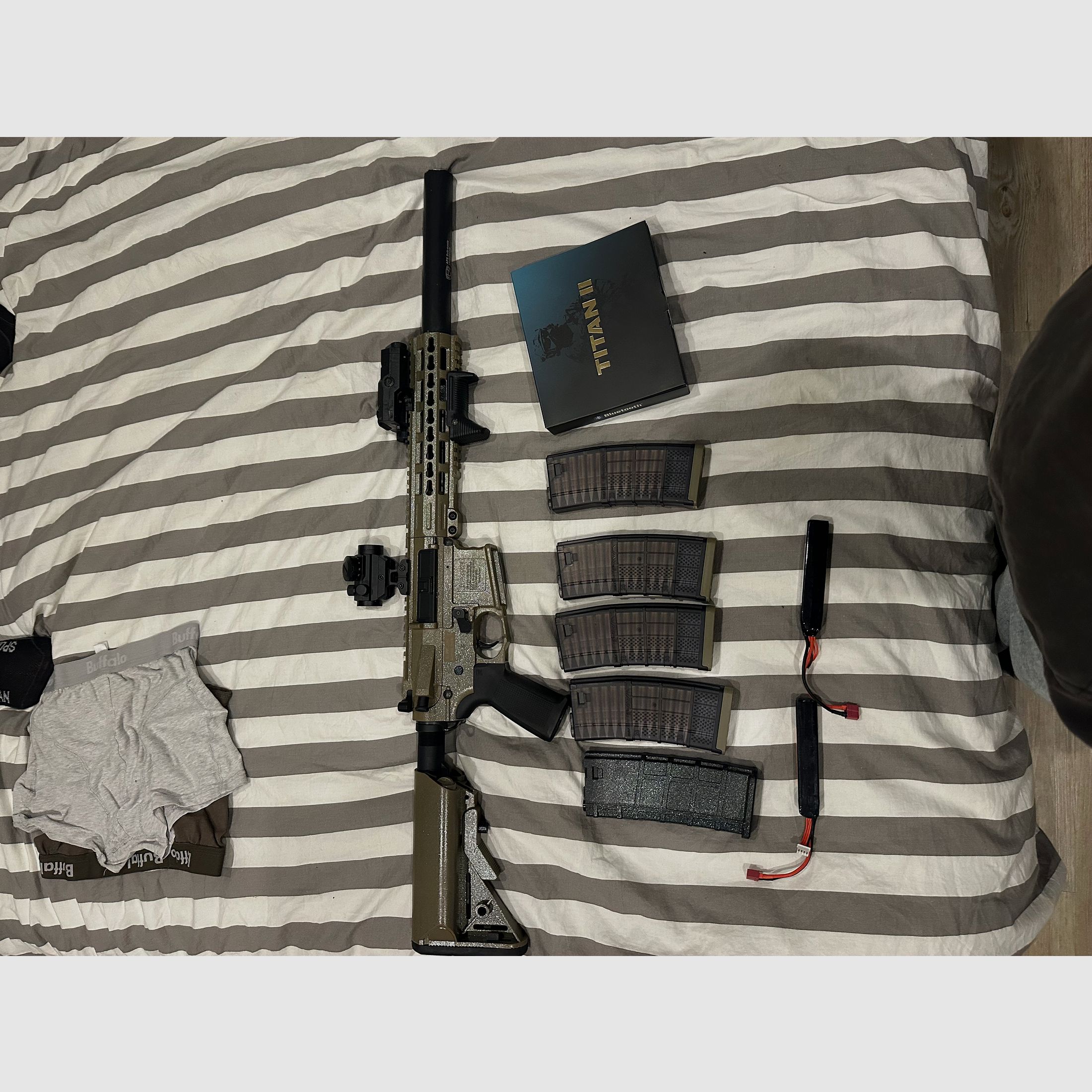 Tippman Comando fully tuned with battery etc.