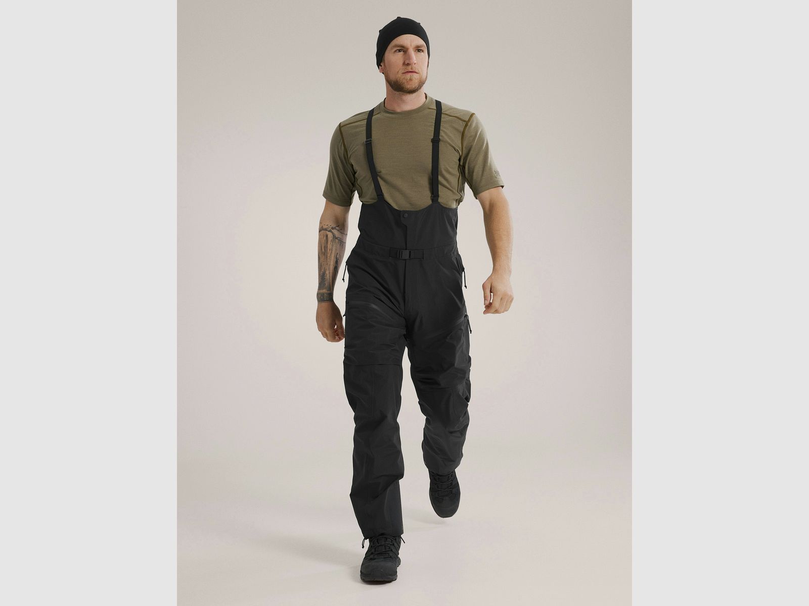 Arc'teryx Alpha Bib Pant LEAF Men's - Black, image 2 of 12